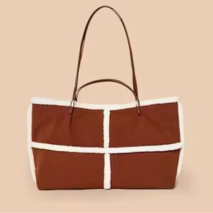 Universal Thread Tan and Cream Tote